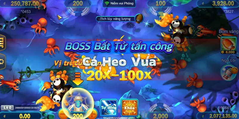 Nạp tiền vào game để chơi bắn cá